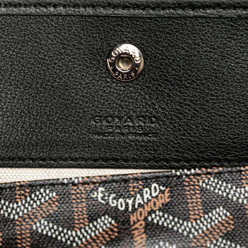 Goyard Goyardine Saint Louis PM Black Canvas Good condition - Box View