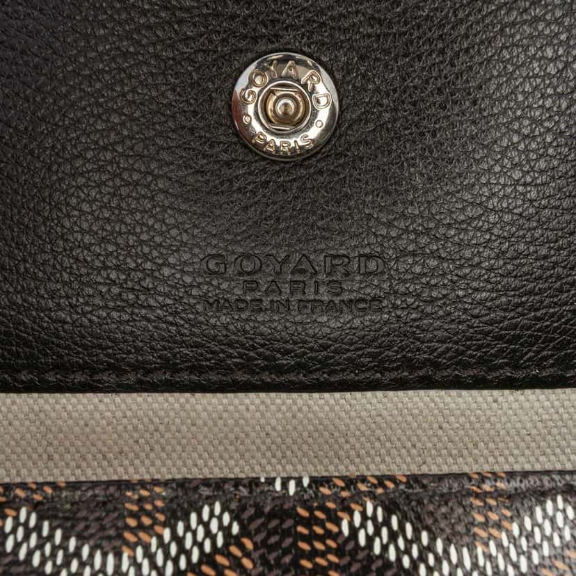 Goyard Goyardine Saint Louis PM Black Canvas Good condition - Box View