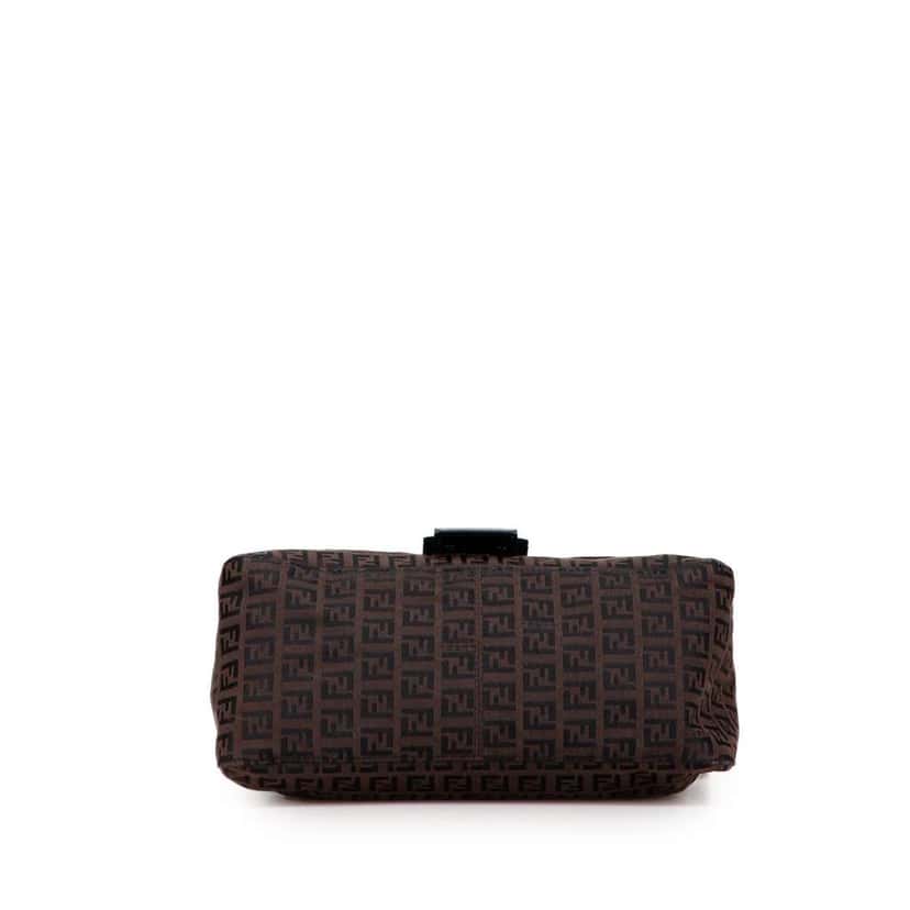 Fendi Zucchino Canvas Mamma Forever Brown Canvas Fair condition - Inside View