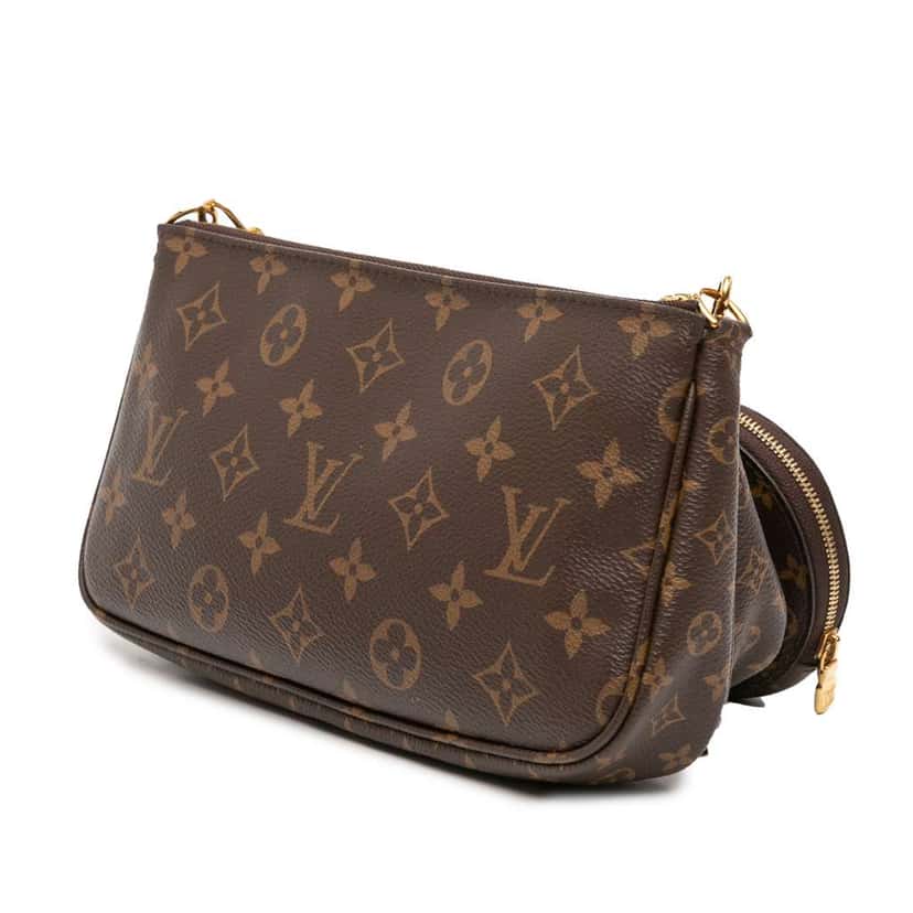 Louis Vuitton Monogram Multi Pochette Accessoires Brown Good condition - Back View