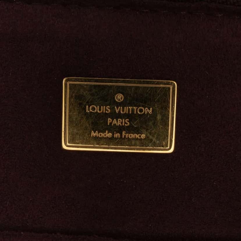 Louis Vuitton Monogram Vernis Flower Alma BB Purple Leather Good condition - Box View