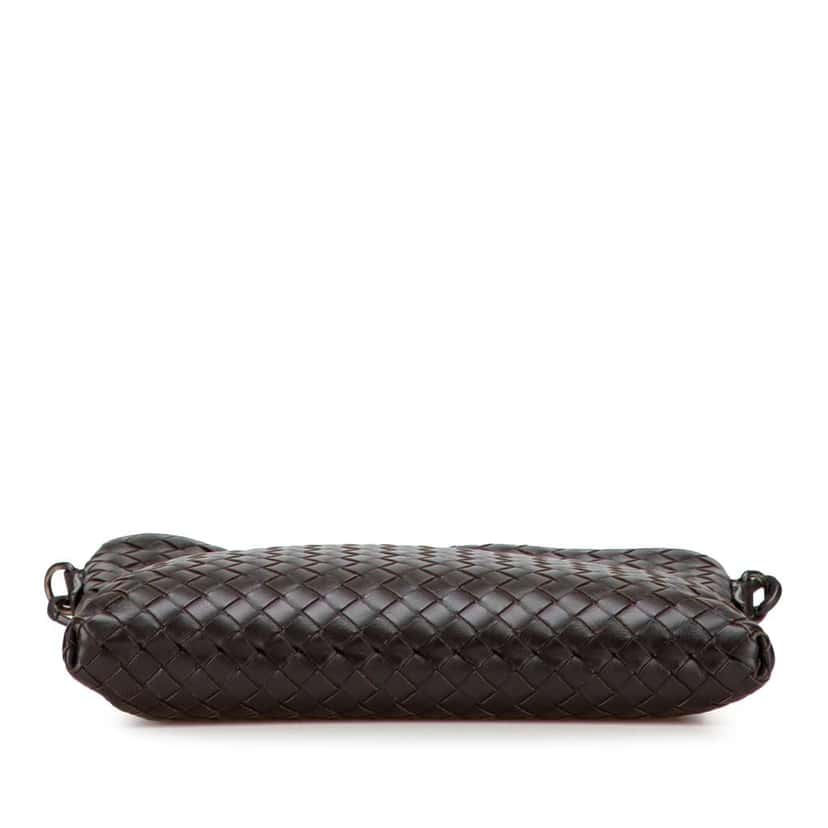 Bottega Veneta Nappa Intrecciato Crossbody Brown Leather Good condition - Inside View