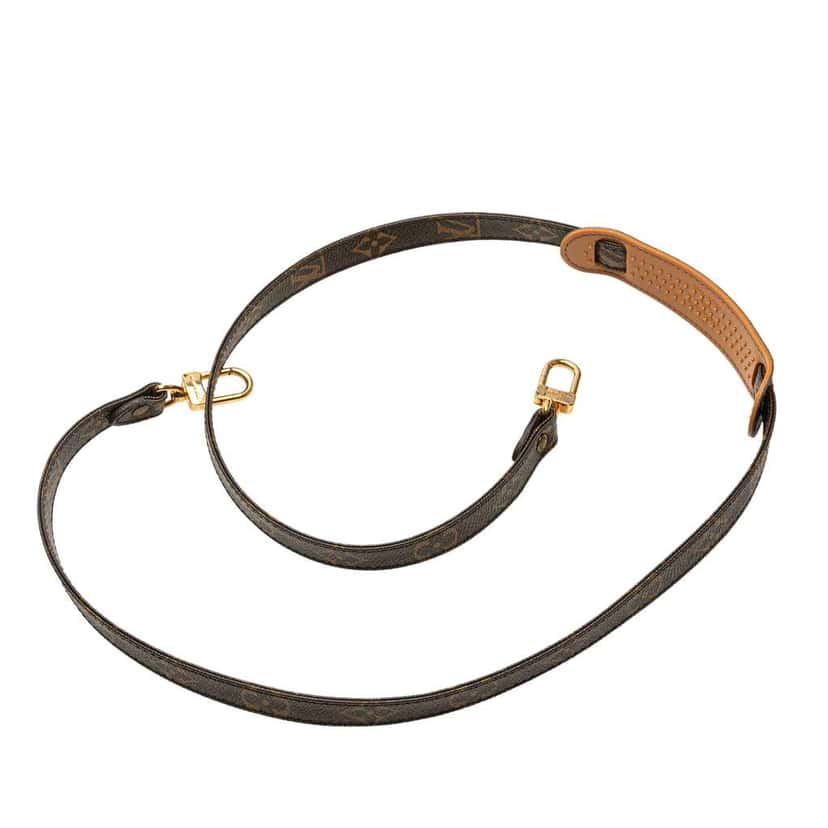 Louis Vuitton Monogram Bag Strap Brown Good condition - Inside View