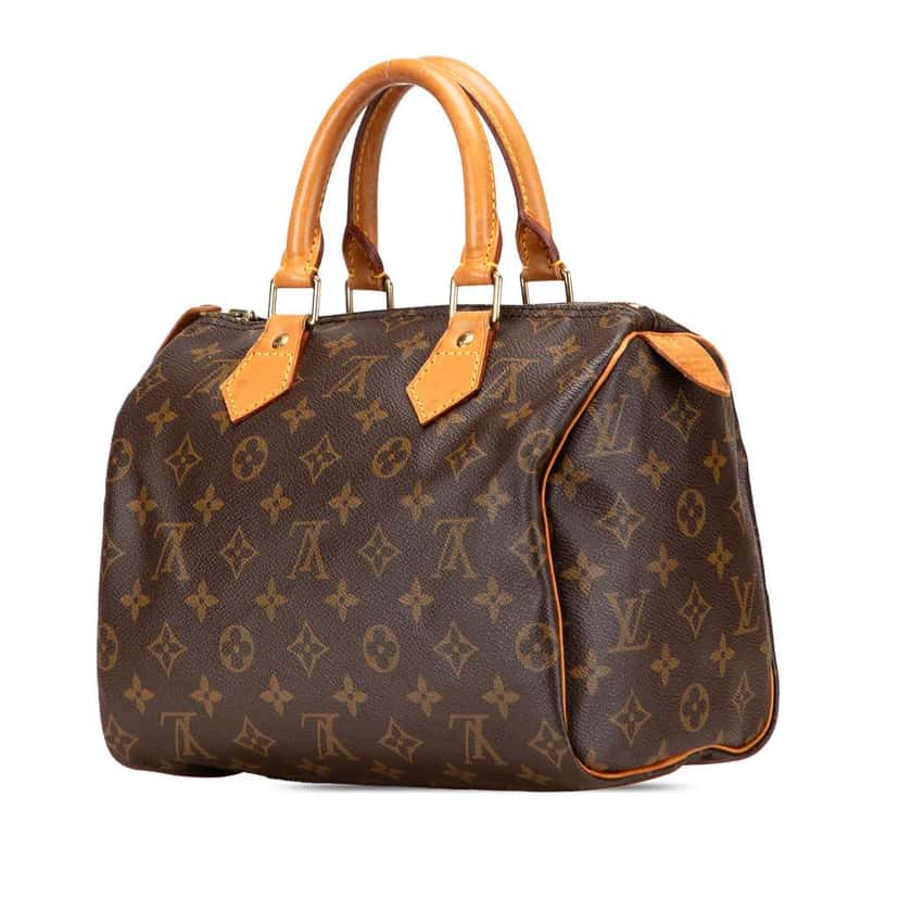 Louis Vuitton Monogram Speedy 25 Brown Canvas Good condition - Back View