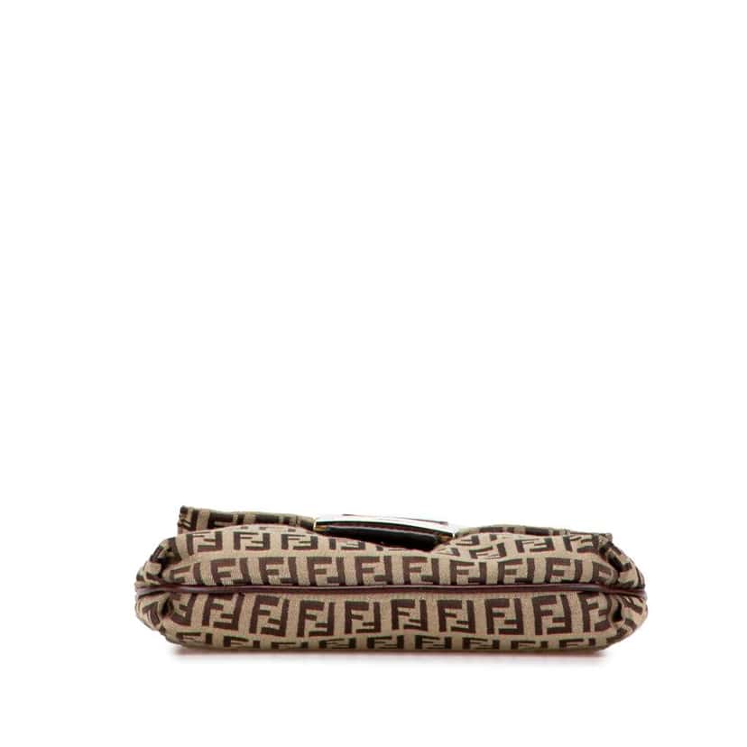 Fendi Zucchino Canvas Crossbody Brown Canvas Good condition - Inside View