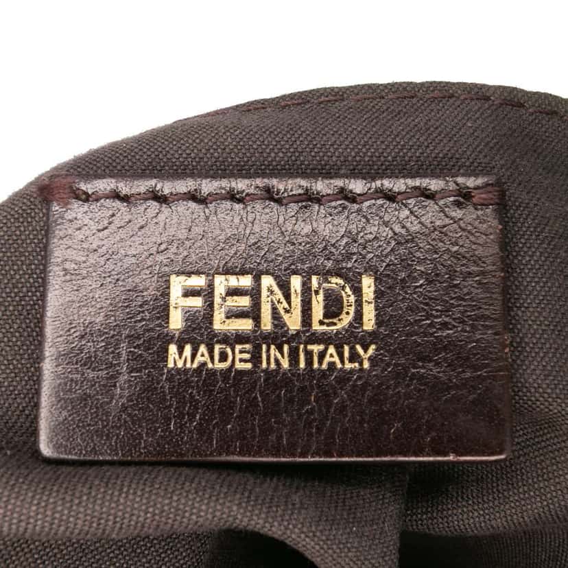Fendi Zucca Spalmati Crossbody Brown Canvas Good condition - Box View