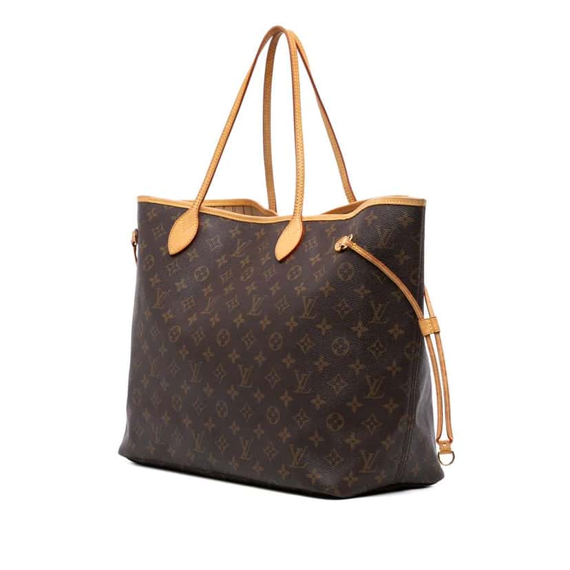 Louis Vuitton Monogram Neverfull GM Brown Canvas Good condition - Back View