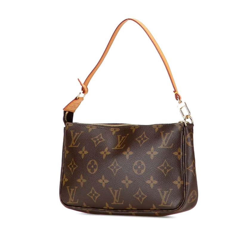 Louis Vuitton Monogram Pochette Accessoires Brown Fair condition - Back View