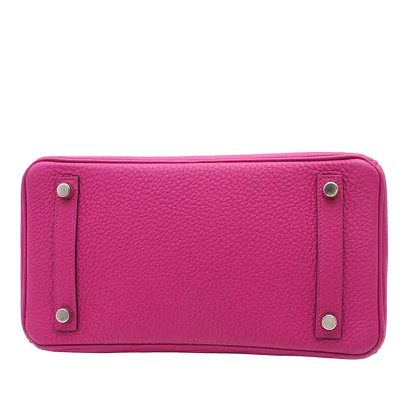 Hermès Togo Birkin Retourne 25 Pink Leather Good condition - Inside View