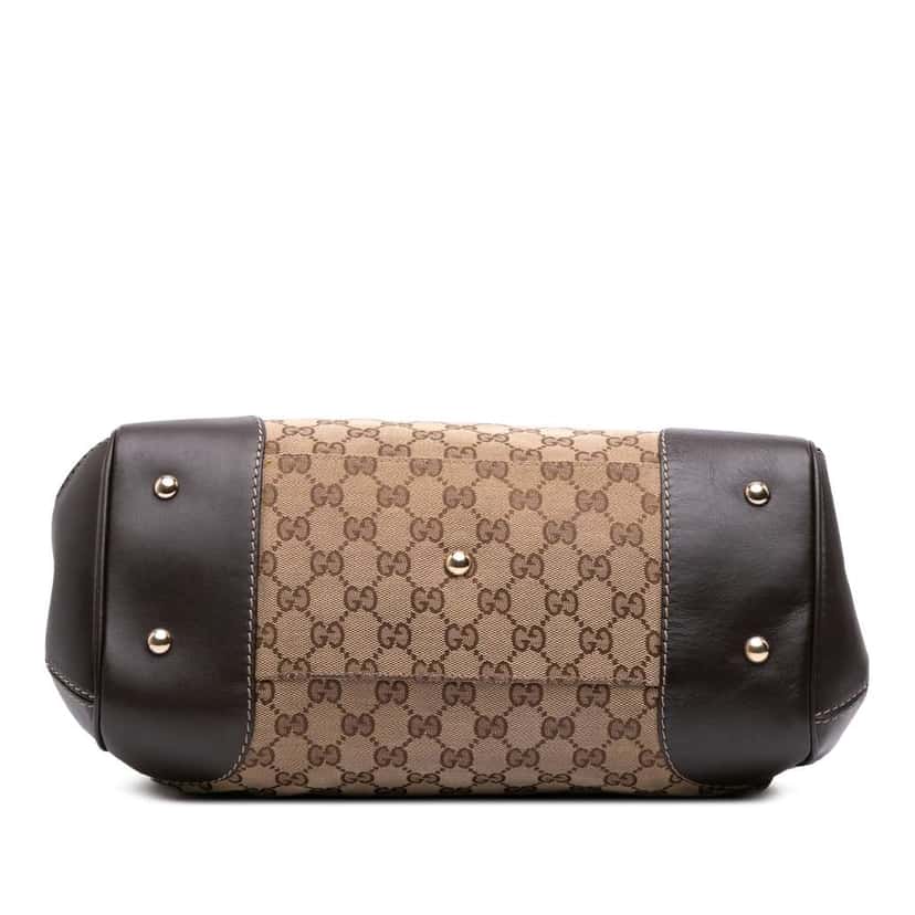Gucci GG Canvas Mayfair Tote Brown Canvas Good condition - Inside View