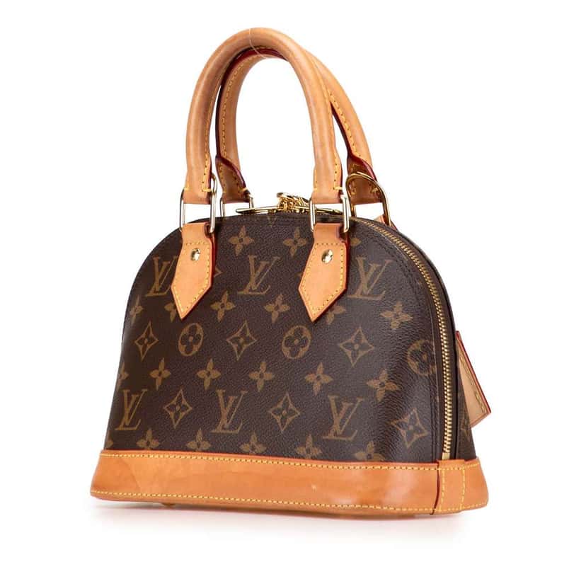 Louis Vuitton Monogram Alma BB Brown Good condition - Back View
