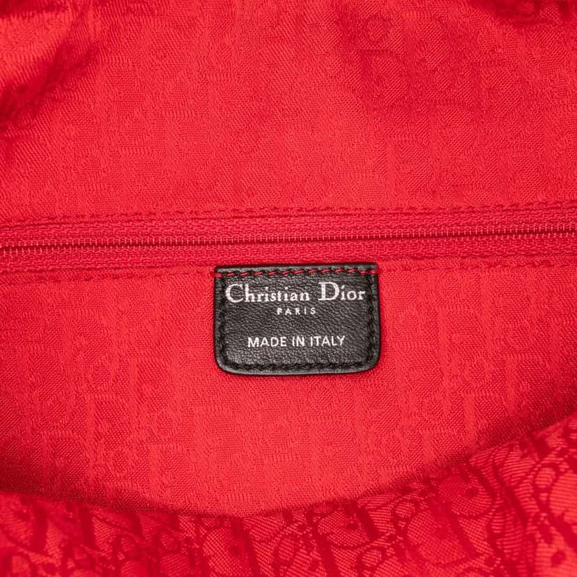 Dior Large Lambskin Cannage Lady Dior Black Leather Good condition - Box View