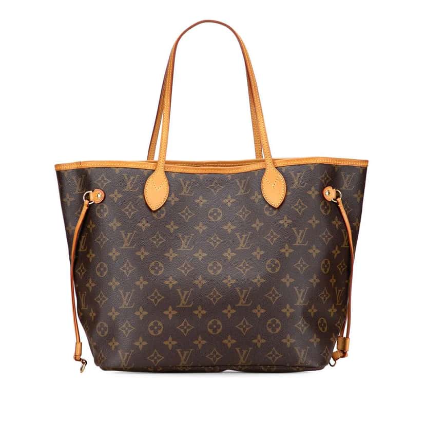 Louis Vuitton Monogram Neverfull MM Brown Good condition - Front View