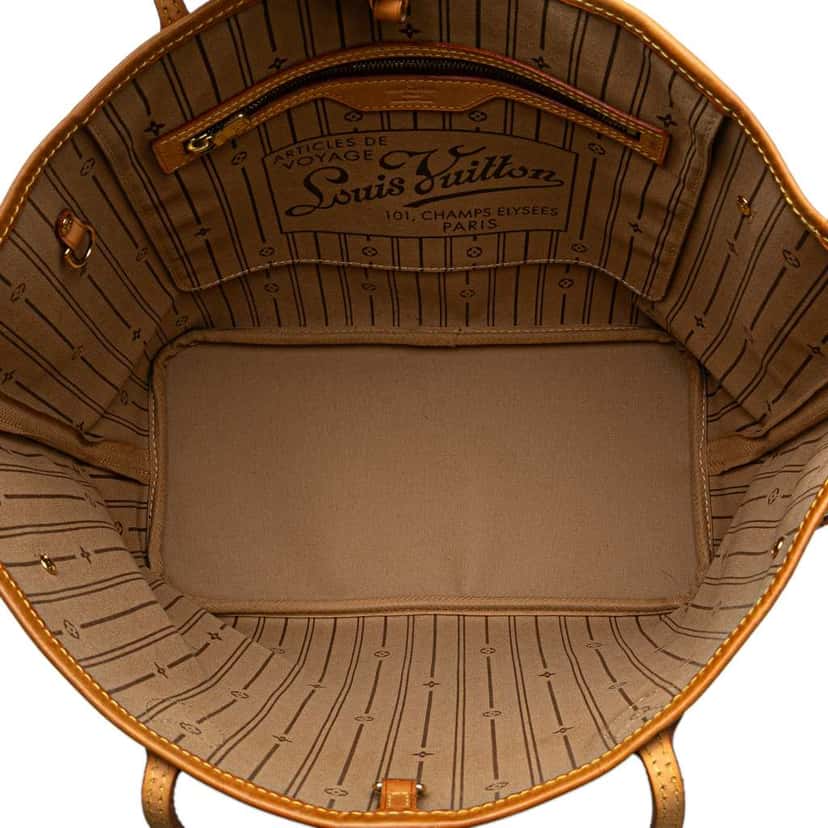 Louis Vuitton Monogram Neverfull MM Brown Good condition - Model View