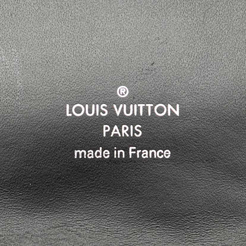 Louis Vuitton Epi Sevigne Clutch Black Leather Good condition - Box View