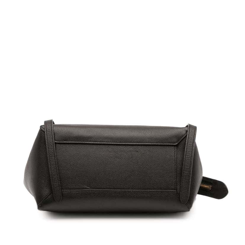 Celine Micro Grained Calfskin Belt Bag Black Leather Good condition - Inside View
