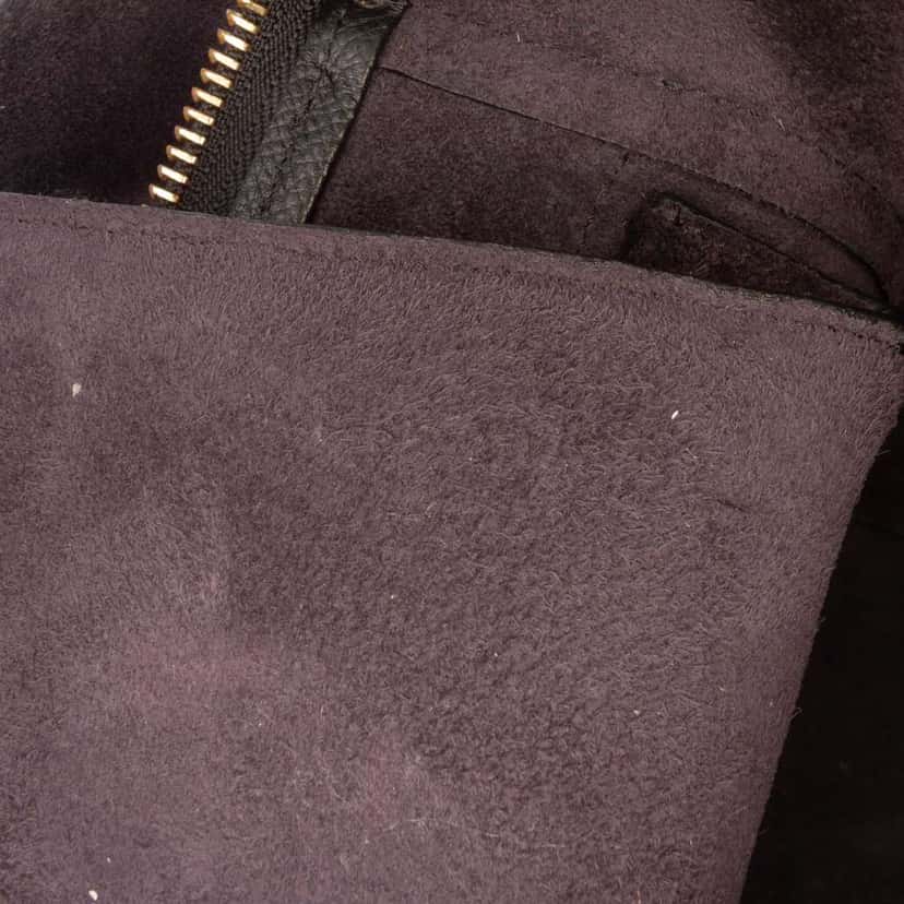 Celine Micro Grained Calfskin Belt Bag Black Leather Good condition - Box View