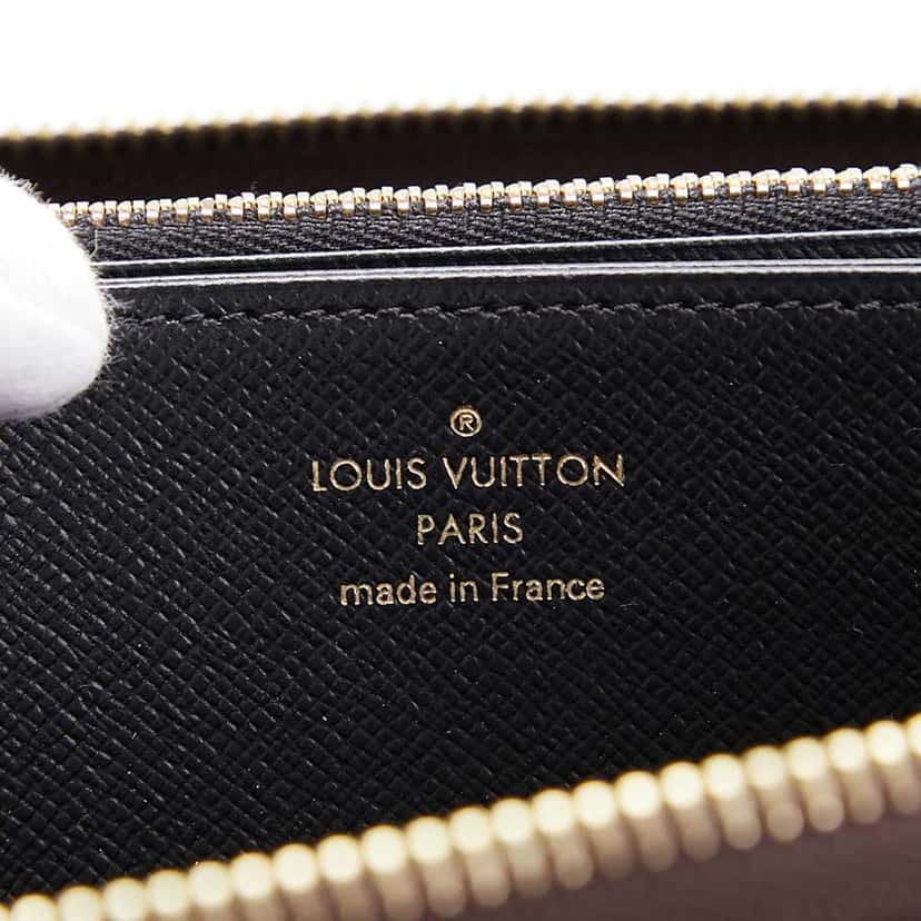 Louis Vuitton Monogram Giant Reverse Zippy Wallet Brown Good condition - Box View