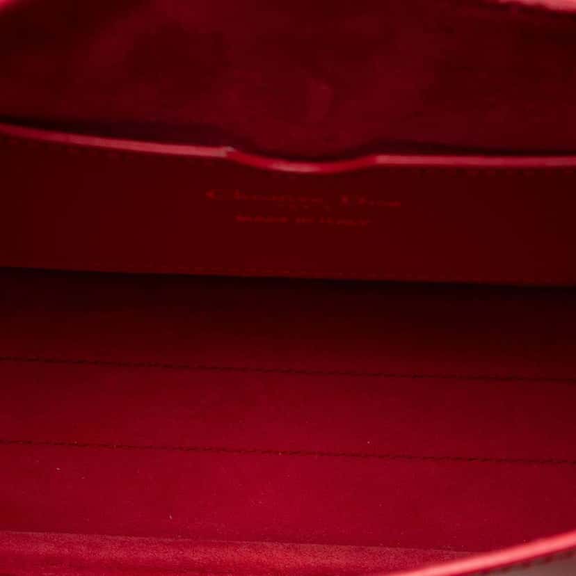 Dior Medium Bobby Crossbody Bag Red Leather Very good condition - Box View