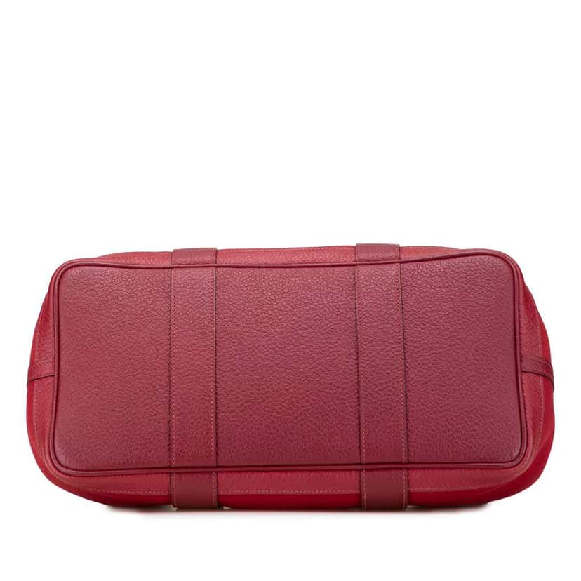 Hermès Toile and Negonda Garden Party 36 Red Canvas Good condition - Inside View