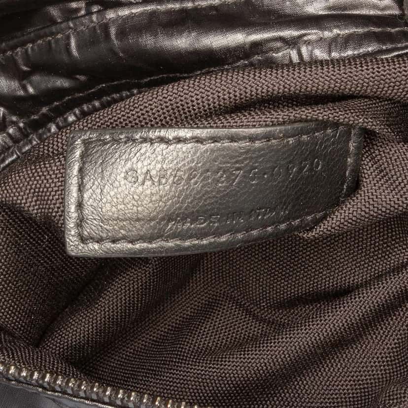 Saint Laurent Nylon Nuxx Belt Bag Black Good condition - Box View