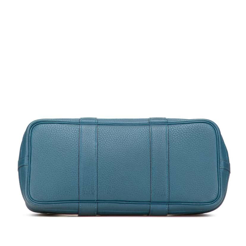 Hermès Negonda Garden Party 30 Blue Leather Good condition - Inside View