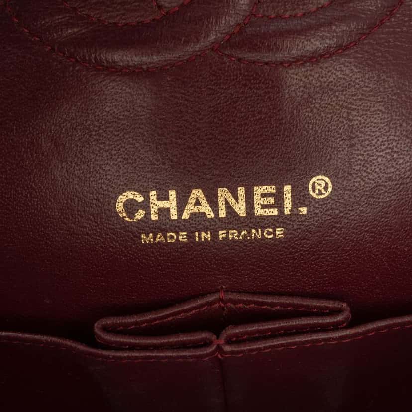 Chanel Medium Classic Caviar Double Flap Black Leather Good condition - Box View