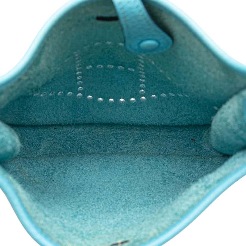 Hermès Clemence Evelyne TPM 16 Blue Leather Good condition - Model View