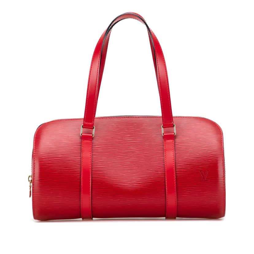 Louis Vuitton Epi Soufflot Red Leather Good condition - Front View