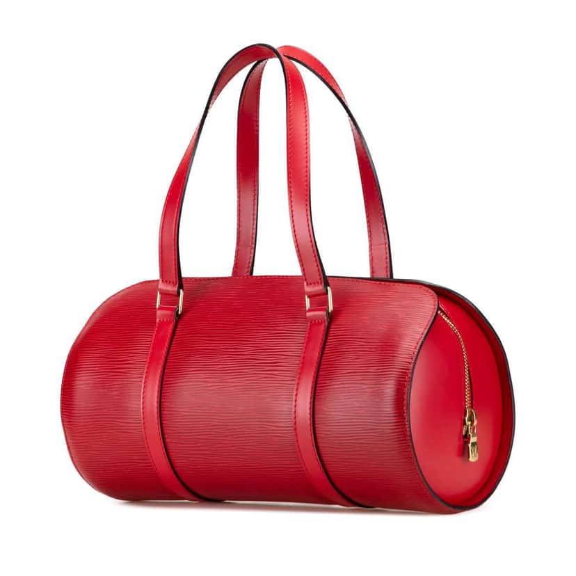 Louis Vuitton Epi Soufflot Red Leather Good condition - Back View