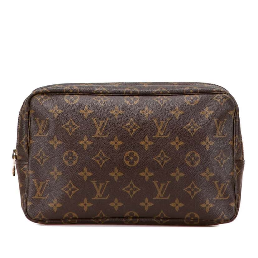 Louis Vuitton Monogram Trousse Toilette 28 Brown Fair condition - Front View