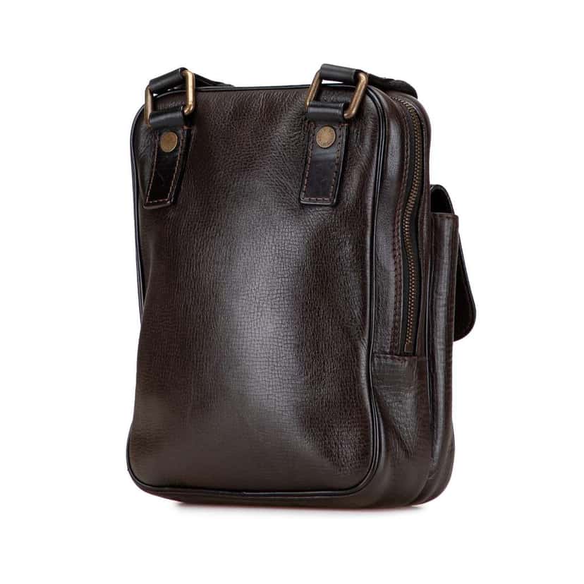 Louis Vuitton Utah Iroquois Brown Leather Good condition - Back View