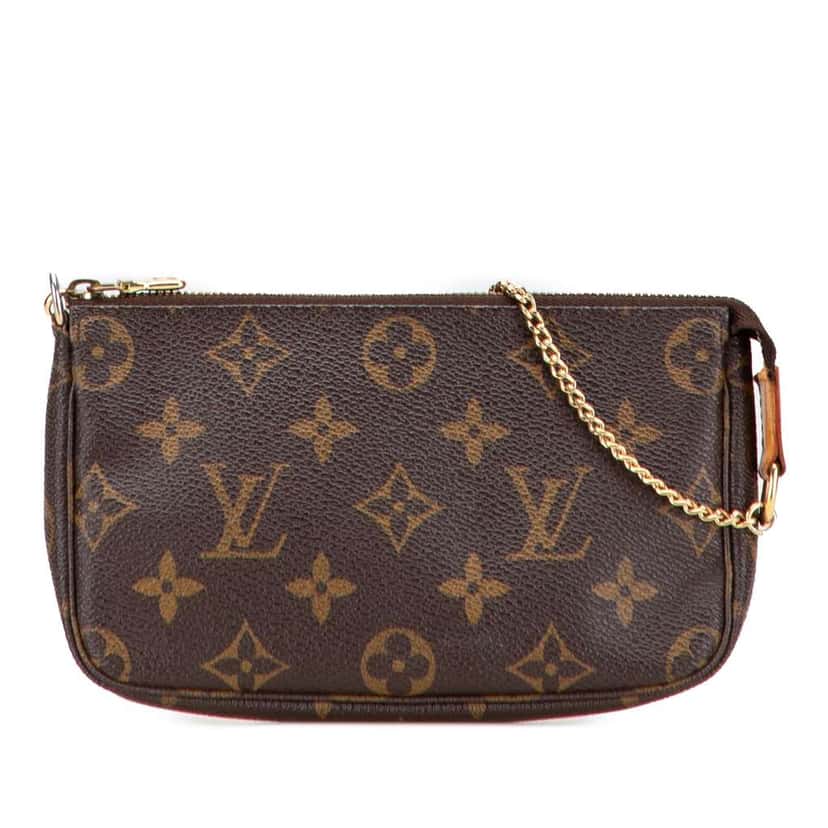 Louis Vuitton Monogram Mini Pochette Accessoires Brown Good condition - Front View