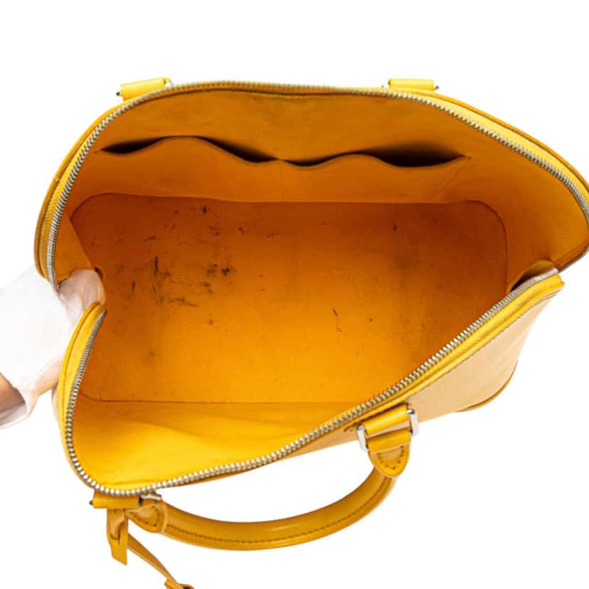 Louis Vuitton Epi Alma GM Yellow Leather Fair condition - Model View