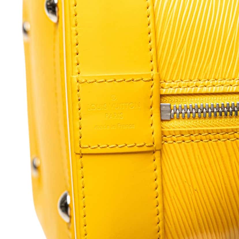 Louis Vuitton Epi Alma GM Yellow Leather Fair condition - Box View