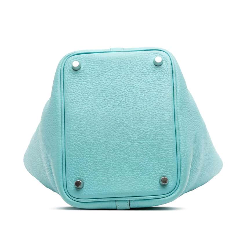 Hermès Clemence Picotin Lock 18 Blue Leather Good condition - Inside View