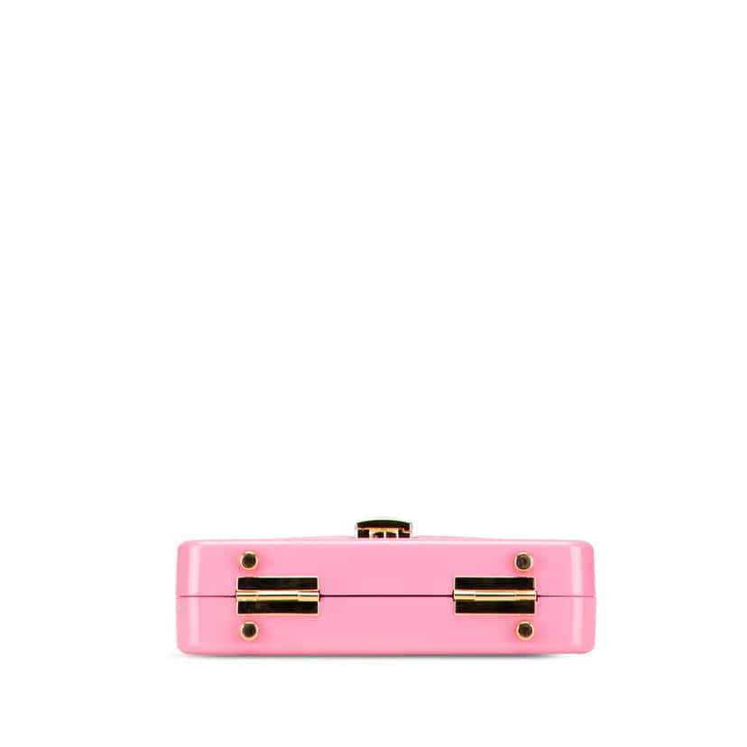 Gucci Mini Acrylic Sylvie 1969 Top Handle Bag Pink Good condition - Inside View