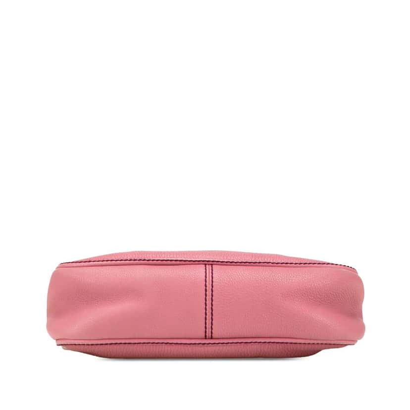 Chanel Calfskin LAX Front Pocket Shoulder Bag Pink Leather Good condition - Inside View