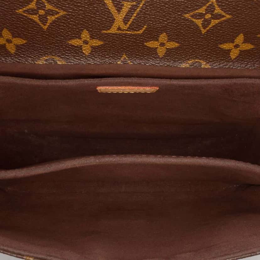 Louis Vuitton Monogram Pochette Metis Brown Good condition - Model View