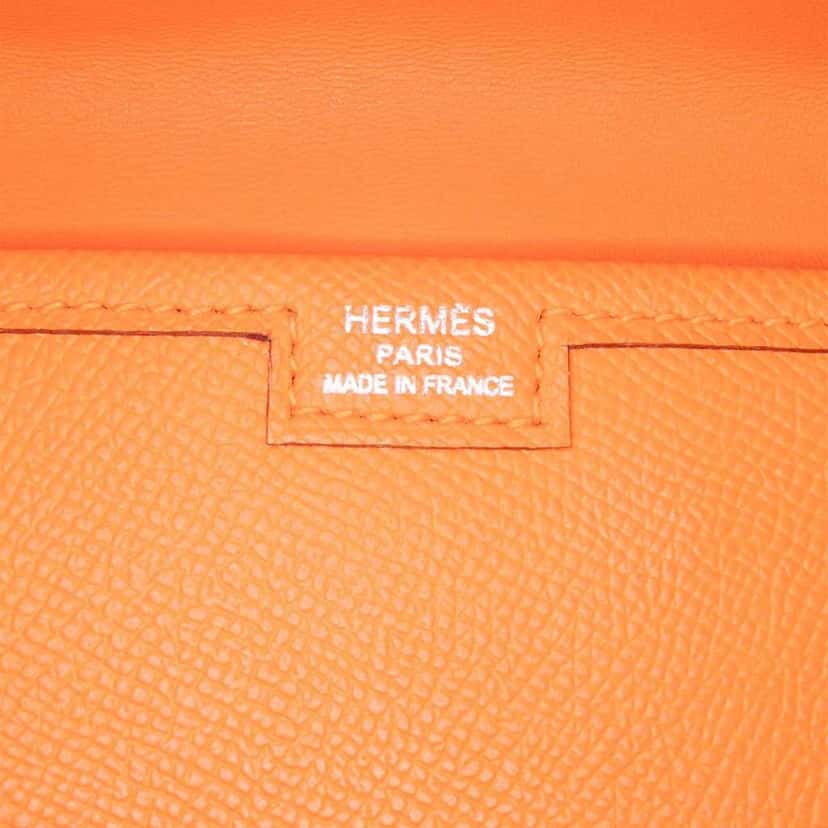 Hermès Epsom Jige Elan 29 Orange Leather Good condition - Box View