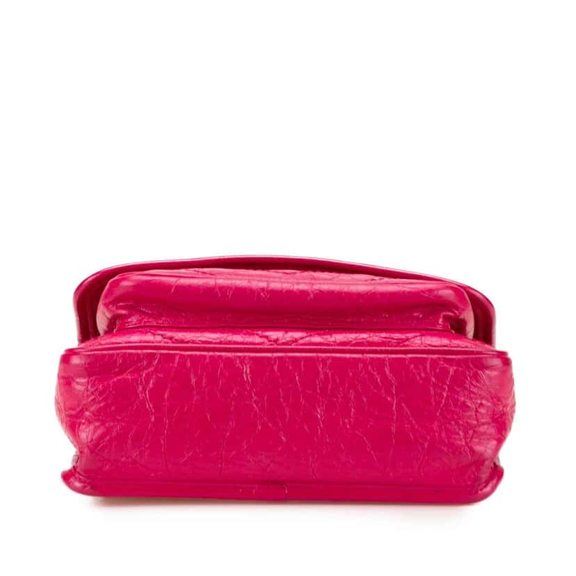 Saint Laurent Baby Crinkled Calfskin Monogram Niki Bag Pink Leather Good condition - Inside View