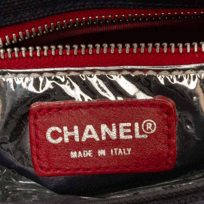 Chanel Multicolor Canvas and Leather No.5 Flap Blue Canvas Good condition - Box View