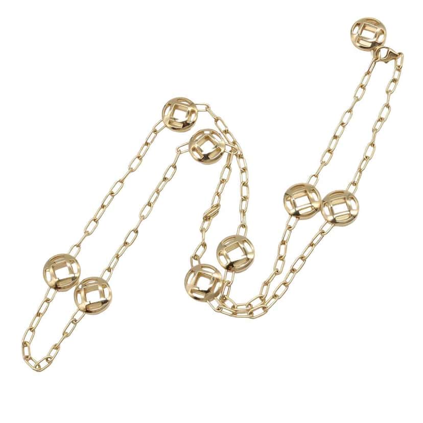 Cartier 18K Yellow Gold 9 Grid Pasha de Cartier Necklace Gold Gold Good condition - Front View