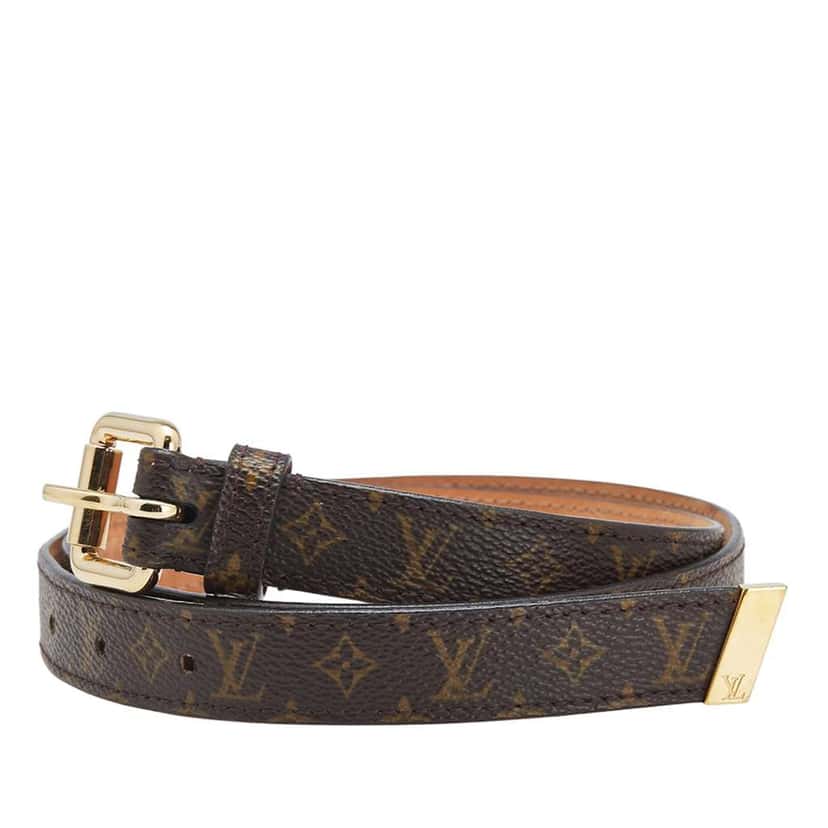 Louis Vuitton Monogram Ellipse Belt Brown Good condition - Back View