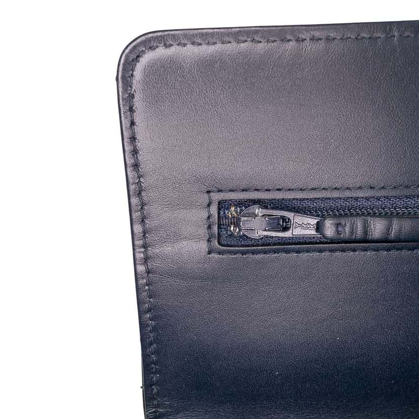 Chanel CC Quilted Patent Wallet On Chain Black Leather Good condition - Box View