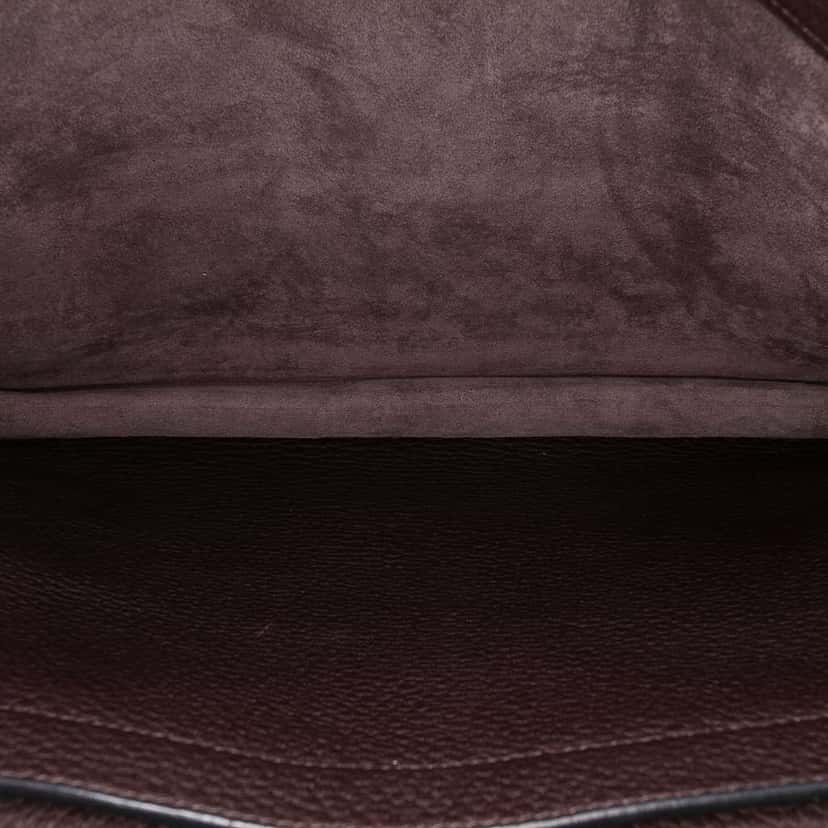 Hermès Togo Sac a Depeches 41 Brown Leather Good condition - Model View