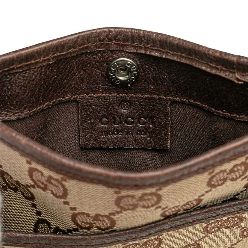 Gucci GG Canvas Web Crossbody Brown Canvas Good condition - Box View