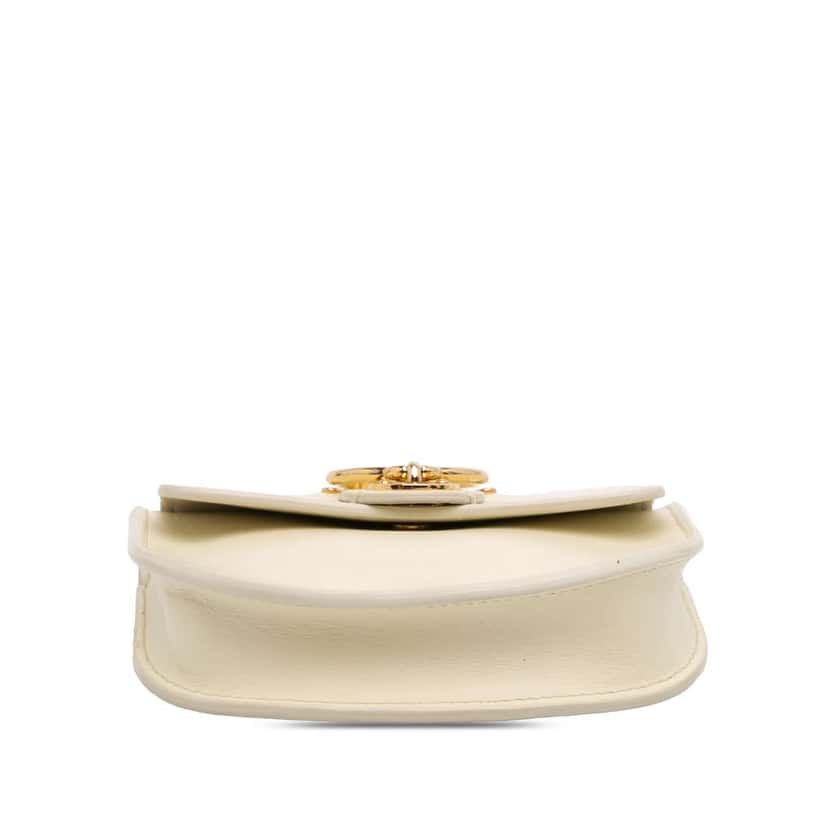 Chloé Mini Leather Tess Crossbody White Leather Good condition - Inside View