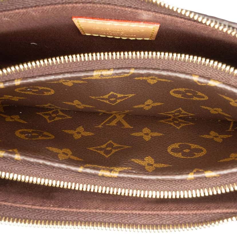 Louis Vuitton Monogram Pochette Liv Brown Good condition - Model View
