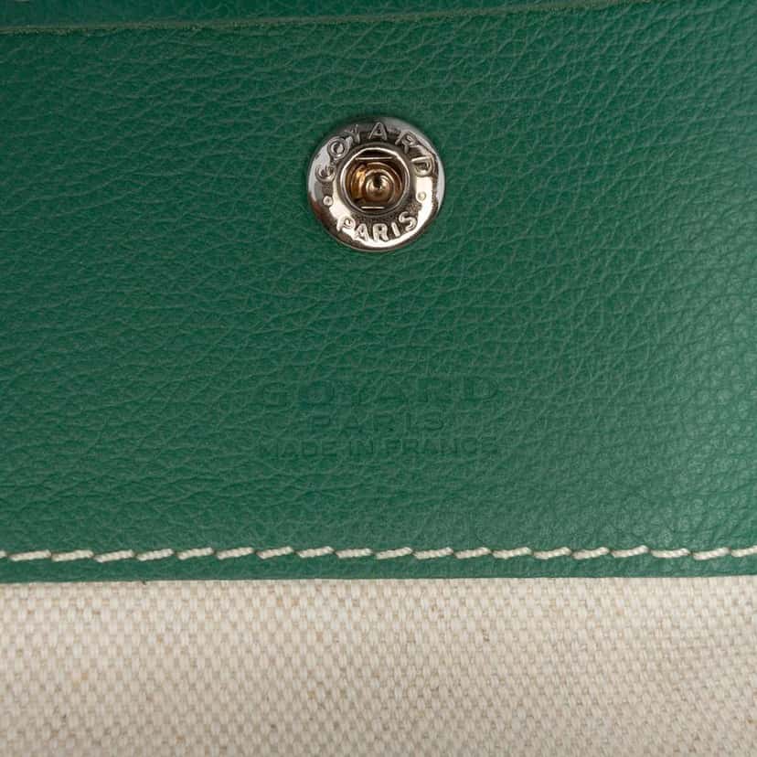 Goyard Goyardine Saint Louis PM Green Canvas Good condition - Box View
